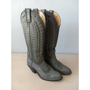 Laredo Western Cowgirl Boots Womens Size 5.5 M Gray Blue